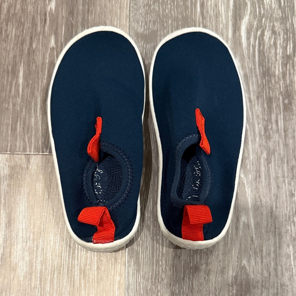 Kids Navy and Red Slip-On Water Shoes